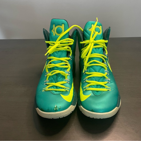 KD-5 Hulk Green Men's Basketball Shoes Nike Zoom Size 12 - Picture 4 of 13